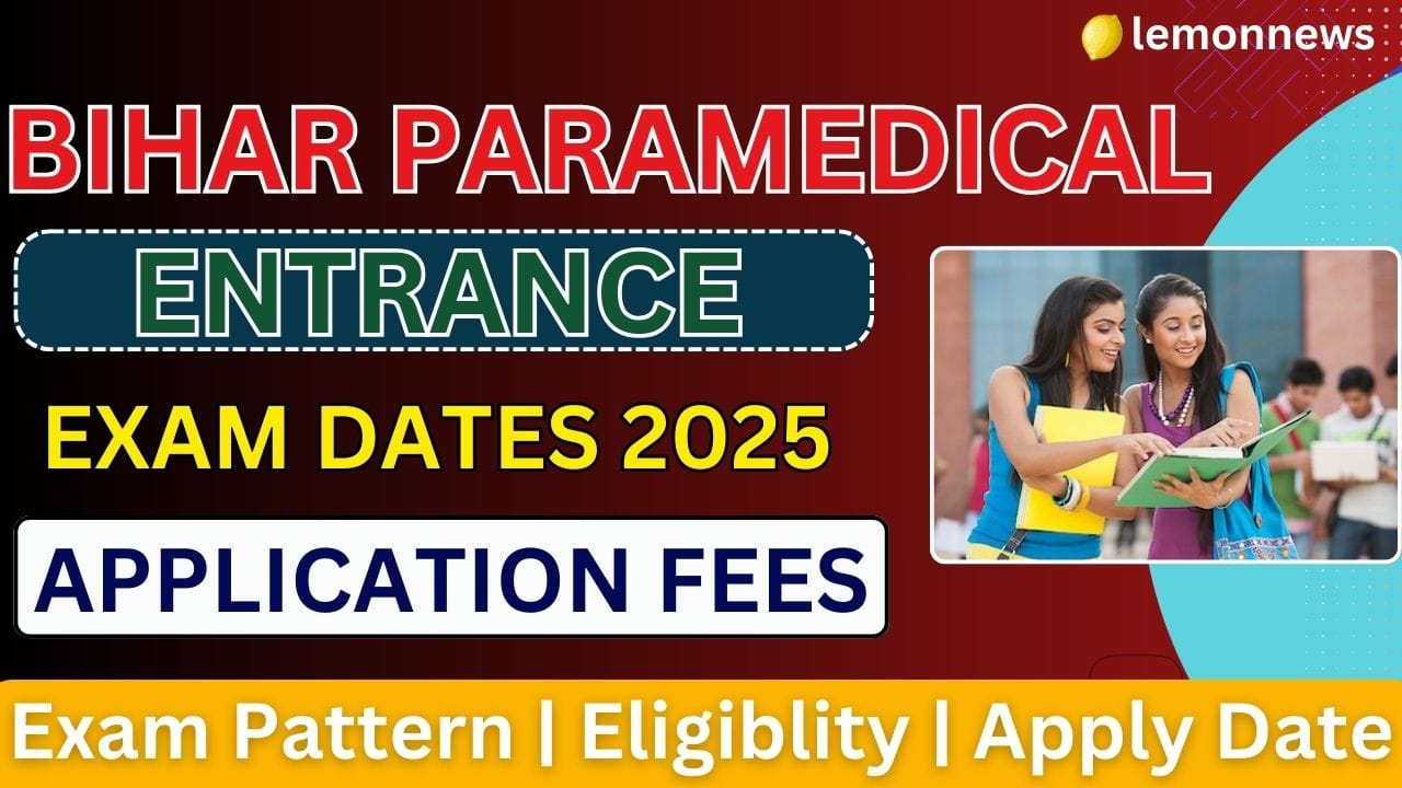 Bihar Paramedical Entrance Exam 2025